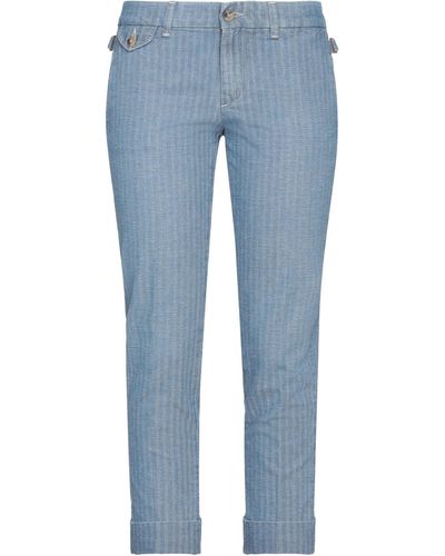 Jacob Coh?n Jeans Linen, Cotton, Elastane - Blue
