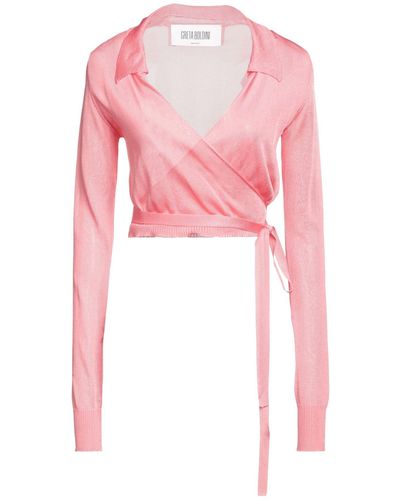 Greta Boldini Wrap Cardigans - Pink