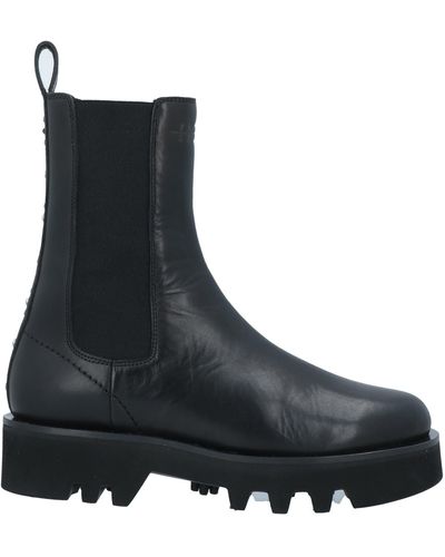 High Ankle Boots - Black