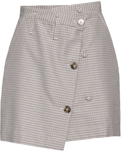 Covert Mini Skirt - Gray