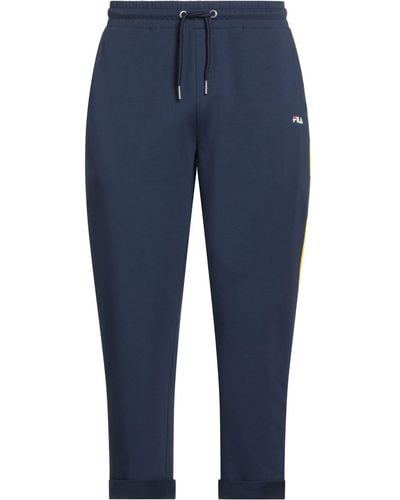 FILA Logo Knit Sports Pants/Trousers/Joggers Navy Blue - F51M128697FNV