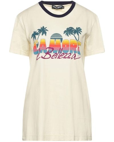 Dolce & Gabbana T-shirts - Gelb