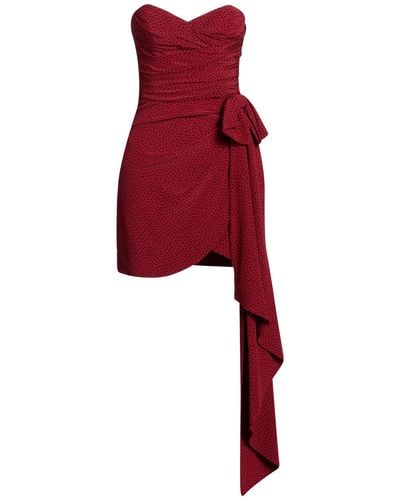 Alessandra Rich Mini Dress - Red