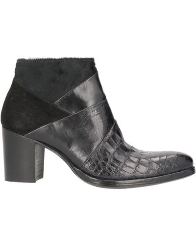 Ghost Ankle Boots Leather - Black