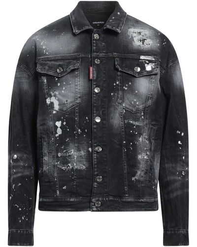 DSquared² Jeansjacke/-mantel - Schwarz