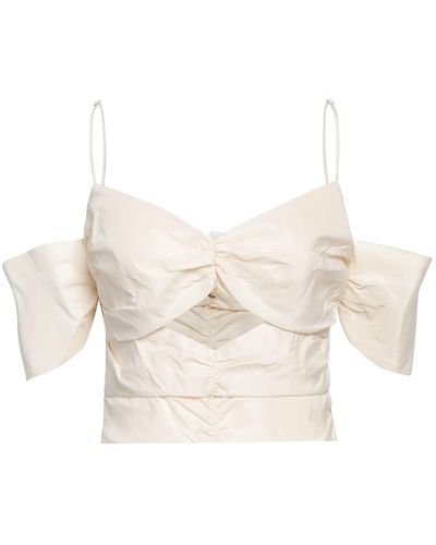 Elisabetta Franchi Top - Blanco