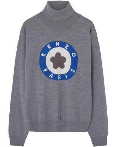 KENZO Rollkragenpullover - Grau