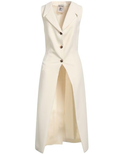 Semicouture Overcoat - White