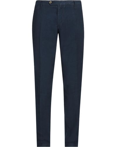 Jacob Coh?n Trousers Cotton, Linen - Blue