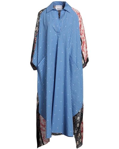 Erika Cavallini Semi Couture Midi Dress - Blue