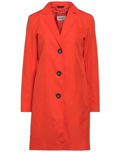 Cinzia Rocca Overcoat & Trench Coat - Red