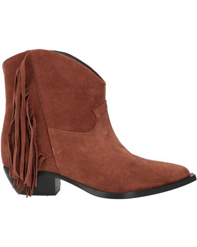 NCUB Ankle Boots Leather - Brown