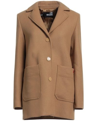 Love Moschino Coat - Brown