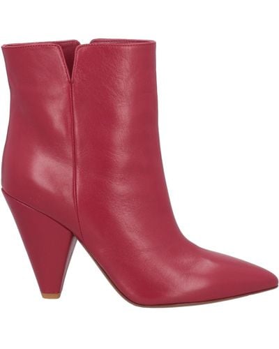 Liviana Conti Ankle Boots - Red