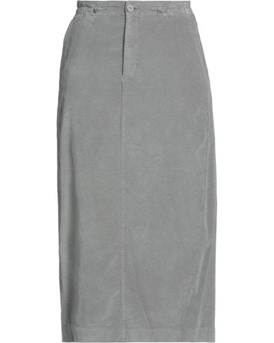 European Culture Midi Skirt - Grey