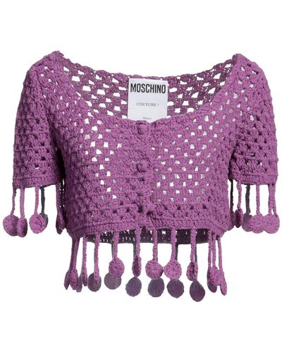 Moschino Strickjacke - Lila