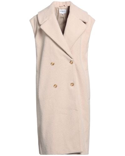 FRNCH Overcoat & Trench Coat - Natural