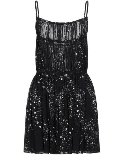 Saint Laurent Mini Dress Viscose - Black