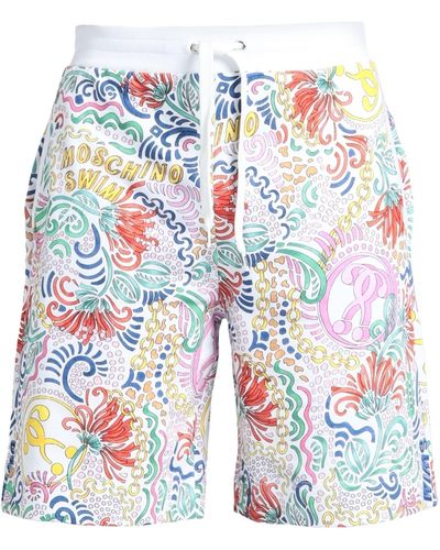 Moschino Beach Shorts And Pants Cotton, Elastane - Blue