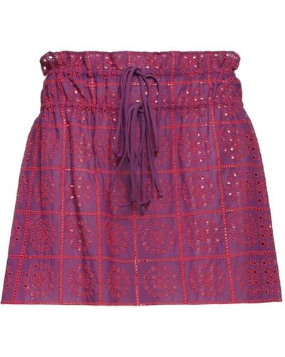 Ganni Mini Skirt - Purple