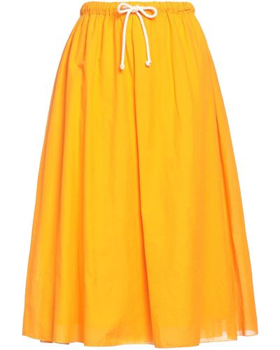 American Vintage Midi Skirt - Yellow