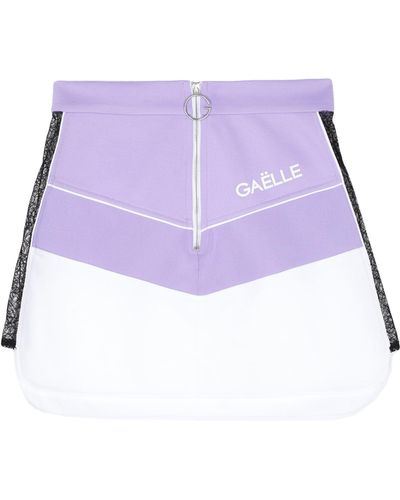 Gaelle Paris Mini Skirt - Purple