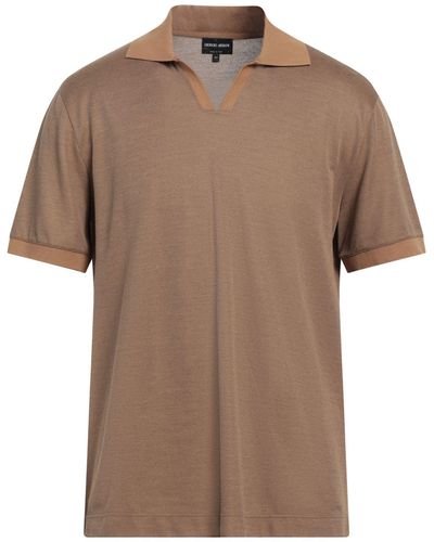 Giorgio Armani Polo Shirt - Brown