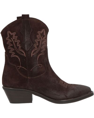 Kobra Ankle Boots - Brown