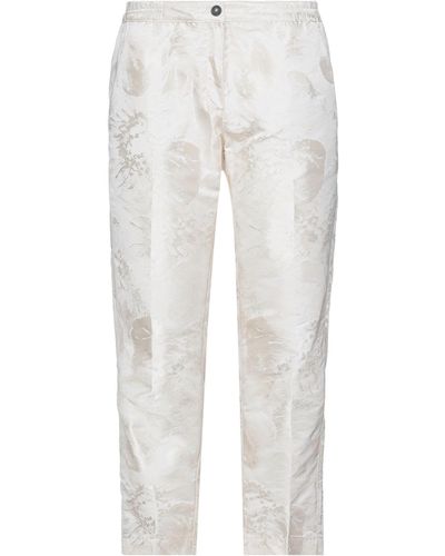 Massimo Alba Cropped Trousers - White