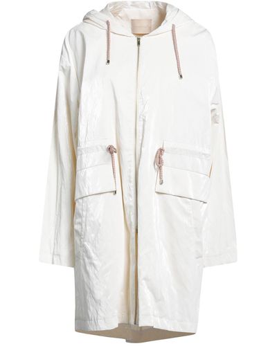 Momoní Overcoat & Trench Coat - White