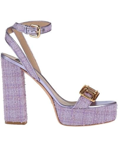 Elisabetta Franchi Sandals - Purple