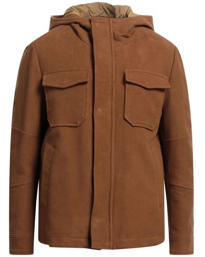 Officina 36 Coat - Brown