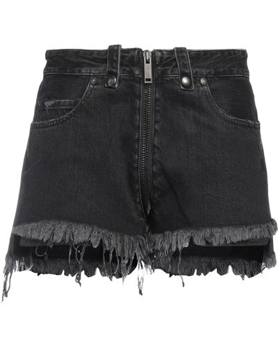 Unravel Project Shorts Jeans - Nero