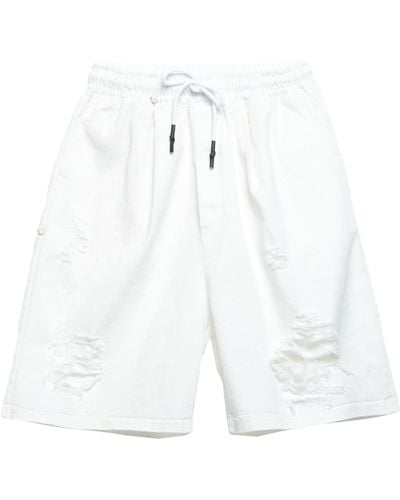 Takeshy Kurosawa Shorts & Bermuda Shorts - White