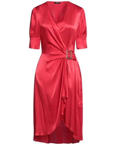 Fracomina Midi Dress - Red
