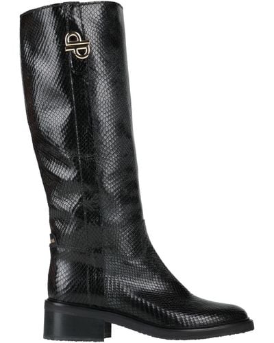 Pollini Boot Leather - Black