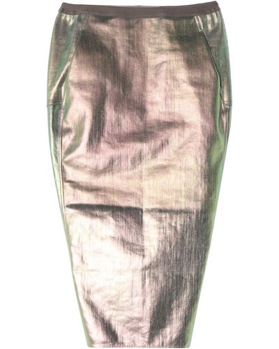 Rick Owens Denim Skirt - Multicolour
