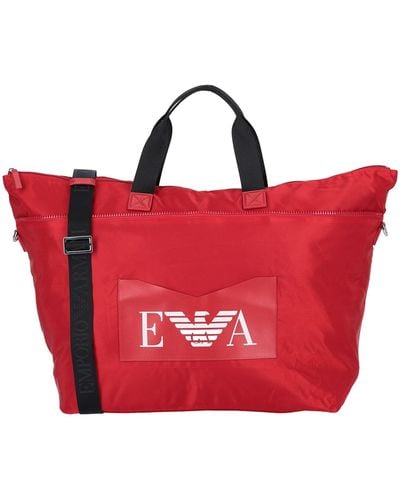 Emporio Armani Duffel Bags - Red