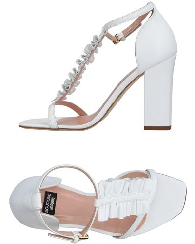 Boutique Moschino Sandals - White