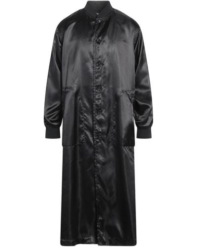 Comme des Garçons Overcoat & Trench Coat - Black