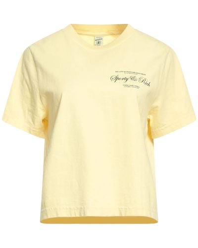 Sporty & Rich T-shirt - Yellow