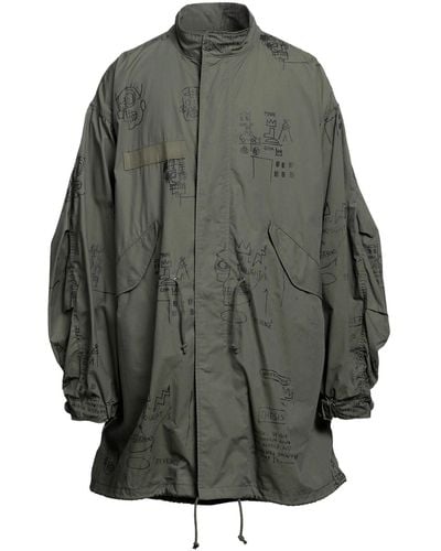 Junya Watanabe Overcoat & Trench Coat - Gray