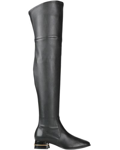 Tory Burch Boot Leather - Black
