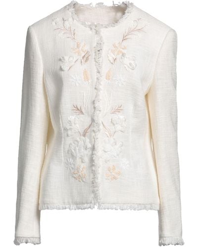 Maison Common Blazer - White