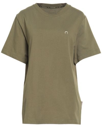 Marine Serre Camiseta - Verde