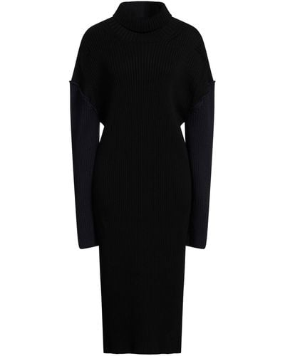 The Row Midi Dress Cotton, Cashmere - Black