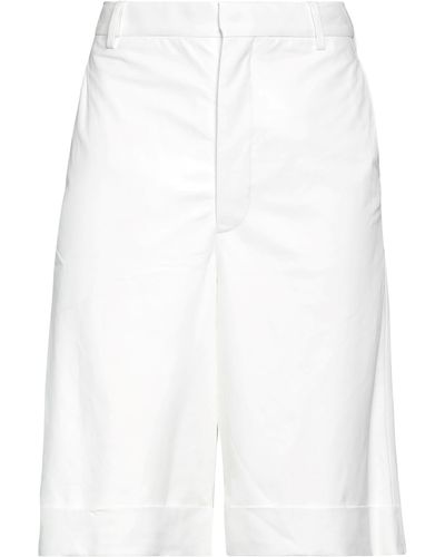 Ann Demeulemeester Pantaloni Cropped - Bianco
