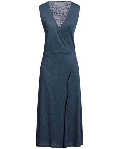 Majestic Filatures Midi Dress - Blue