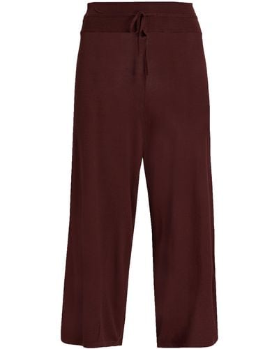 Live The Process Cropped Trousers - Red