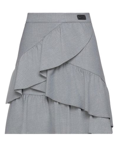be Blumarine Mini Skirt - Gray
